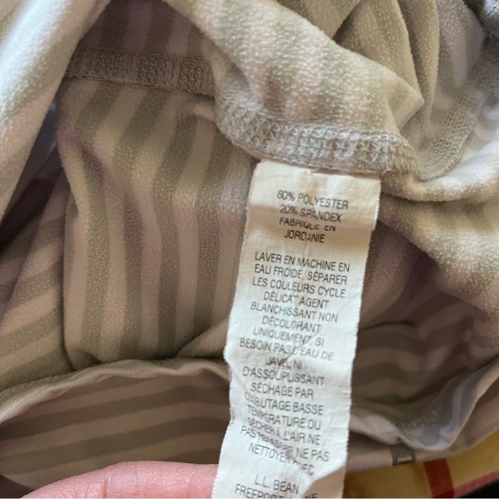 L.L. Bean Long Sleeve Quarter-Zip Activewear Shirt - Picture 8 of 10